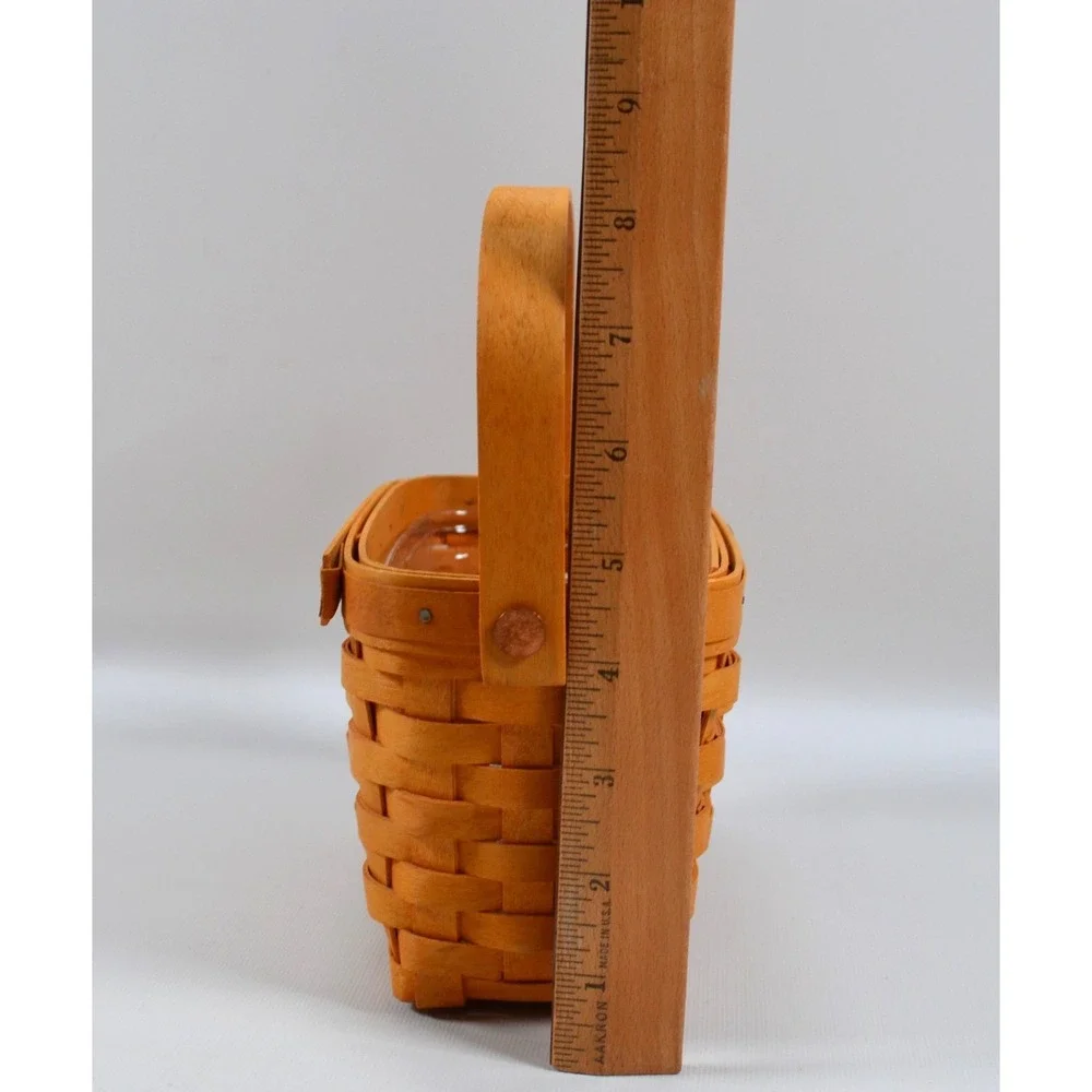 Longaberger 2002 Edition Dresden Tour Basket & Clear Protector 7.5